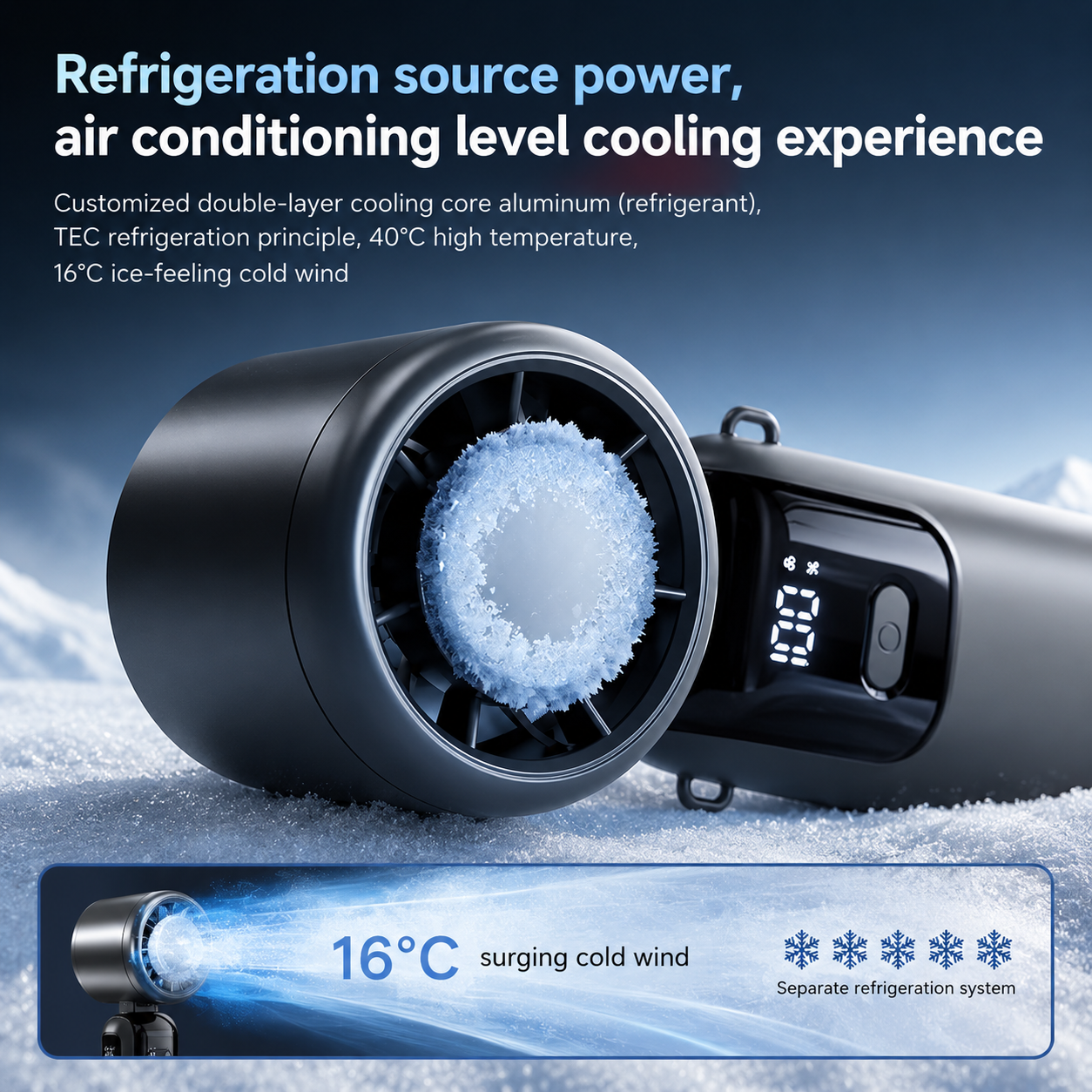 Ice Coolify Handheld Fan