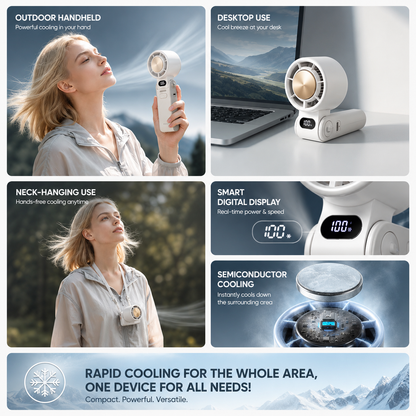 Ice Coolify Handheld Fan